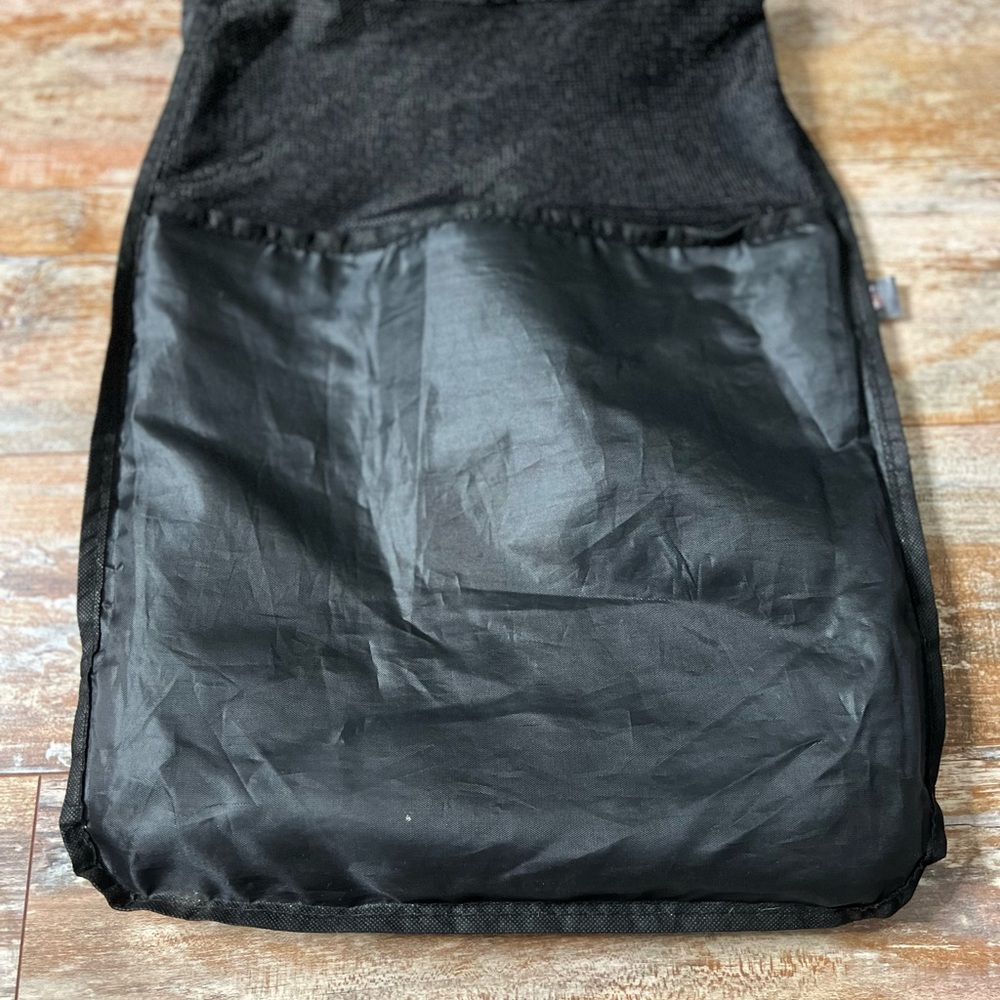 NFL Chicago Bears Dark Navy Blue/Orange Front Zipper Cinched Backsack Unisex - Picture 7 of 10